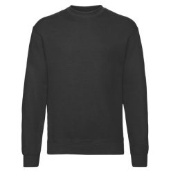 Męska Klasyczna Bluza Wkładana Przez Głowę. Czarne bluzy bez kaptura męskie Fruit of the Loom, m. Za 77.99 zł.