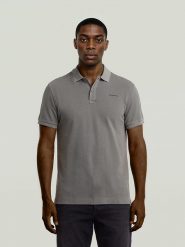 G-Star Koszulka polo w kolorze szarym rozmiar: S. Szare koszulki polo męskie G-Star, s, bez wzorów, bez ramiączek. Za 135.81 zł.