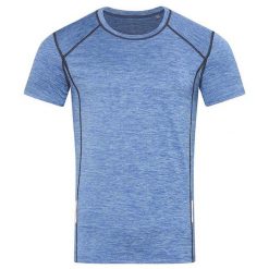 Męska Koszulka Sportowa Heather Reflective Detail Slim. Brązowe t-shirty sportowe męskie Stedman, m, bez ramiączek, trekkingowe. Za 124.99 zł.