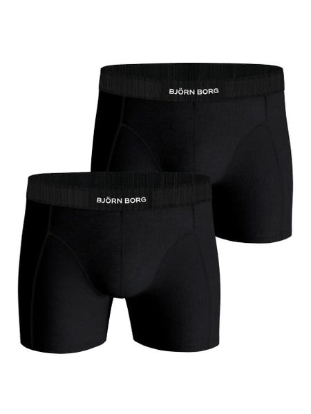Bjorn_borg ORGANIC COTTON STRETCH BOXER 2p — 2‑pak boxerów z bawełny. Bokserki męskie Björn Borg, bez wzorów, z bawełny. Za 249.50 zł.