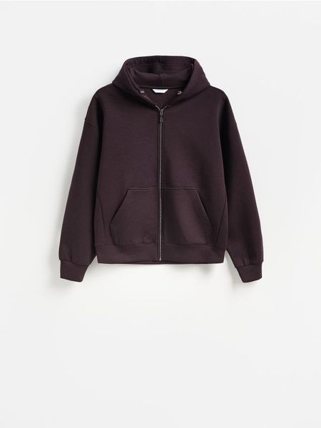 Bluza z kapturem - brązowy. Brązowe bluzy z kapturem męskie Reserved, l, z bawełny. Za 149.99 zł.