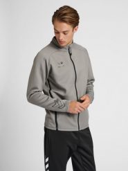 Bluza dresowa zapinana na zamek błyskawiczny Hummel Cima XK. Szare bluzy bez kaptura męskie HUMMEL, xl, z dresówki. Za 230.50 zł.