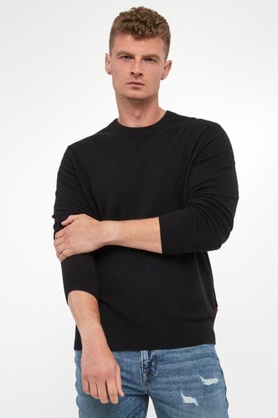 Sweter męski wełniany Laurelor JOOP! JEANS. Swetry męskie Joop! Jeans, l, bez wzorów, z jeansu, bez kołnierzyka. W wyprzedaży za 461.30 zł.