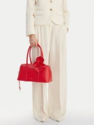 GINO ROSSI Torebka C-LDA8017A Czerwony. Czerwone torebki klasyczne damskie Gino Rossi, bez wzorów, z materiału, bez dodatków. Za 249.99 zł.