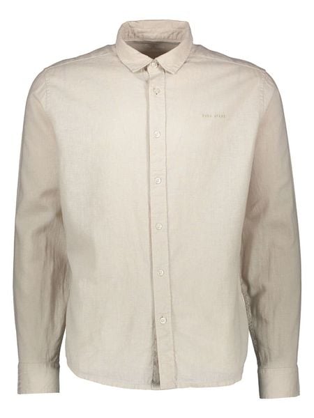 Pepe Jeans Koszula w kolorze beżowym rozmiar: M. Brązowe koszule męskie Pepe Jeans, m, bez wzorów, z jeansu, bez kołnierzyka, bez ramiączek. Za 126.75 zł.
