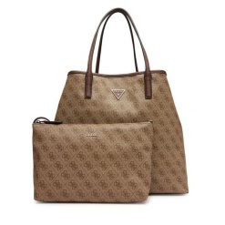 Torebka Guess. Brązowe torebki klasyczne damskie Guess, z aplikacjami, bez dodatków. Za 579.99 zł.