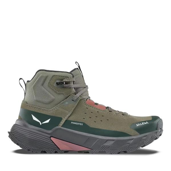 Damskie buty trekkingowe Salewa Pedroc Leather ID Ptx. Zielone obuwie trekkingowe damskie Salewa. Za 777.30 zł.