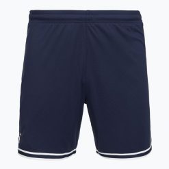 Spodenki koszykarskie męskie PUMA Hoops Team Game. Niebieskie szorty męskie Puma, bez wzorów, z materiału, sportowe. Za 149.99 zł.