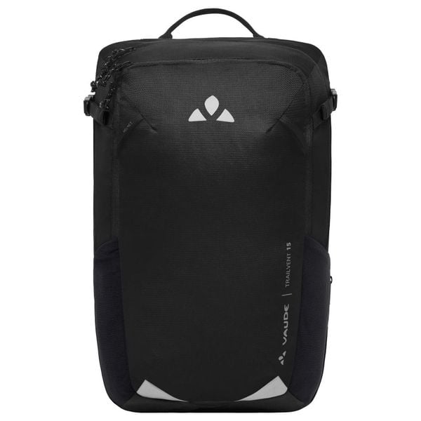 Plecak VAUDE Trailvent 15 L. Czarne plecaki damskie Vaude, bez wzorów, z materiału. Za 529.85 zł.
