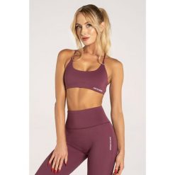 Stanik fitness cardio damski Gym Glamour open. Niebieskie biustonosze sportowe damskie GYM GLAMOUR, bez wzorów. Za 139.99 zł.