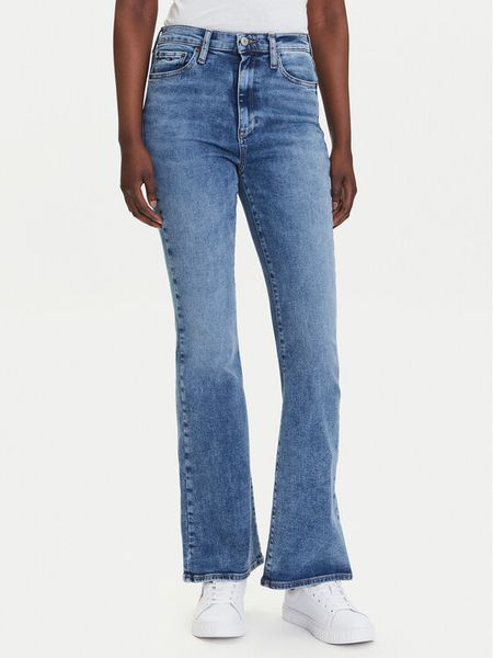 Tommy Jeans Jeansy Sylvia DW0DW20654 Niebieski Flare Fit. Niebieskie jeansy damskie Tommy Jeans. Za 299.99 zł.