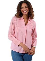 WITT WEIDEN Bluzka w kolorze jasnoróżowym rozmiar: 36. Różowe bluzki damskie WITT WEIDEN, bez wzorów, z bawełny, bez kołnierzyka, bez ramiączek. Za 69.99 zł.