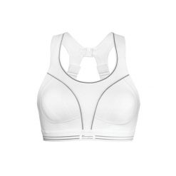 Biustonosz treningowy Shock Absorber Ultimate Run Bra white U10046. Białe biustonosze CHAMPION, bez wzorów. Za 219.99 zł.