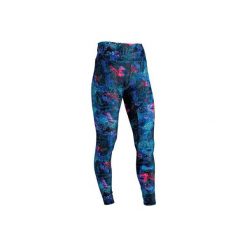 Legginsy do tańca fitnessowego damskie. Białe legginsy damskie DOMYOS, l, bez wzorów, z elastanu, na fitness i siłownię. W wyprzedaży za 49.99 zł.