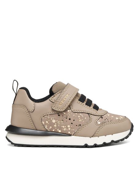 Geox Sneakersy J Fastics Girl J46GZB 0BCBL C5M2X S Beżowy. Brązowe buty sportowe dziewczęce Geox, bez wzorów, ze skóry, bez zapięcia. Za 249.99 zł.