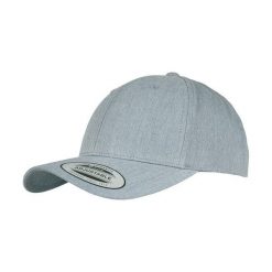 Klasyczna Czapka Snapback Z Zakrzywionym Daszkiem. Szare czapki z daszkiem damskie FLEXFIT, bez wzorów. Za 68.99 zł.