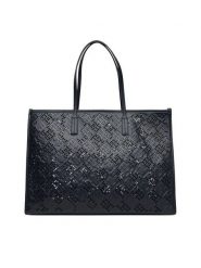 Tommy Hilfiger Torebka Th City AW0AW17501 Granatowy. Niebieskie torebki klasyczne damskie Tommy Hilfiger, bez wzorów, ze skóry, bez dodatków. Za 519.99 zł.