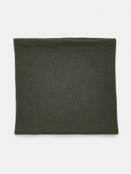 Prążkowany komin - khaki. Brązowe szaliki dziecięce Sinsay, prążkowane, bez ramiączek. Za 9.99 zł.