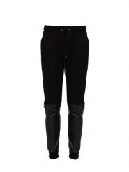 Les Hommes Spodnie "Jogshort" | LBJ4001700F | Mężczyzna | Czarny. Czarne szorty męskie Les Hommes, bez wzorów, z bawełny, eleganckie. W wyprzedaży za 749.00 zł.