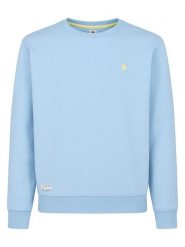 U.S. Polo Assn. Bluza w kolorze błękitnym rozmiar: L. Niebieskie bluzy bez kaptura męskie U.S. Polo Assn., l, z bawełny. Za 145.95 zł.