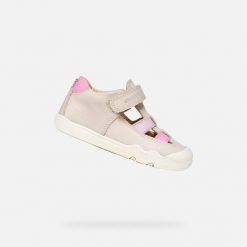 Buty GEOX B STEPPIEUP Beżowy. Brązowe obuwie treningowe damskie Geox, na fitness i siłownię. Za 174.99 zł.