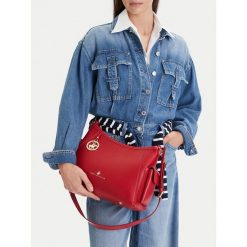 Torebka Beverly Hills Polo Club. Czerwone listonoszki damskie Beverly Hills Polo Club, bez wzorów, bez dodatków. Za 219.99 zł.