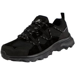 Męskie buty trekkingowe wodoodporne turystyczne. Czarne buty trekkingowe męskie GUGGEN MOUNTAIN, bez zapięcia, trekkingowe. W wyprzedaży za 334.64 zł.