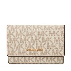 Portfel MICHAEL Michael Kors. Brązowe portfele damskie MICHAEL Michael Kors, bez wzorów. Za 479.99 zł.