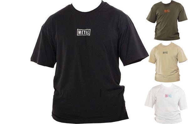 Koszulka Metal Boxe. Zielone t-shirty damskie METAL BOXE, l, bez wzorów, z bawełny, bez kołnierzyka. Za 126.50 zł.