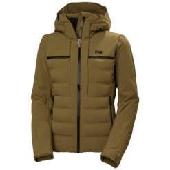 Damska kurtka narciarska Helly Hansen Alphelia Elevate. Brązowe kurtki narciarskie i snowboardowe damskie Helly Hansen, l, bez wzorów, z elastanu, bez kaptura, narciarskie, primaloft. Za 1,919.20 zł.