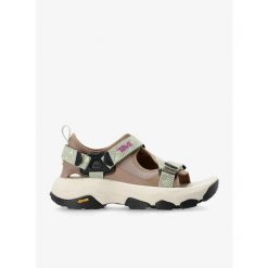 Sandały trekkingowe damskie Teva Grandview Max Sandal. Czarne obuwie trekkingowe damskie Teva, bez wzorów, bez obcasa. Za 461.99 zł.