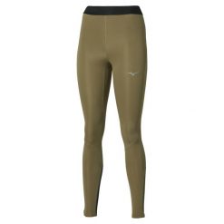 Damskie legginsy Mizuno Core Impulse. Zielone legginsy damskie Mizuno, l, bez wzorów, z materiału. Za 254.00 zł.