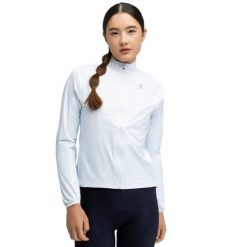 Damska rowerowa kurtka przeciwdeszczowa Kolarstwo Siroko J2-W Zarza. Niebieskie kurtki damskie SIROKO, bez kaptura. Za 462.00 zł.