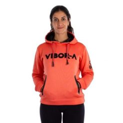 Bluza damska z kapturem Vibora Yarara. Brązowe bluzy z kapturem damskie VIBORA, xs, z materiału. Za 201.45 zł.