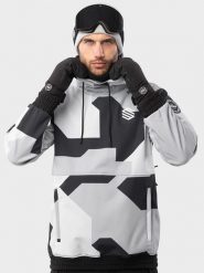 Siroko Softshellowa kurtka narciarska "Tibet" w kolorze biało-szarym rozmiar: XXL. Białe kurtki narciarskie i snowboardowe damskie SIROKO, s, bez wzorów, z materiału, bez kaptura. Za 278.66 zł.