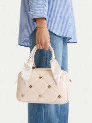 Nine West Torebka EO-Allen Gaze-KS2577-1 Écru. Torebki klasyczne damskie Nine West, bez wzorów, z materiału, bez dodatków. Za 279.99 zł.