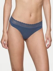 Triumph Stringi Feel Of Modal 10219764 Niebieski. Niebieskie stringi damskie Triumph, m, bez wzorów. Za 39.99 zł.