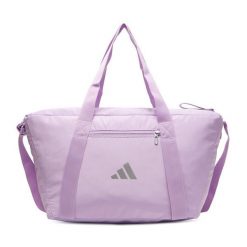 Torba adidas. Fioletowe torebki klasyczne damskie Adidas, bez wzorów, bez dodatków. Za 129.99 zł.