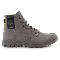 Buty Palladium Pampa Surplus 74389-213-M brązowe. Brązowe buty sportowe na co dzień męskie z materiału, bez zapięcia. Za 572.15 zł.