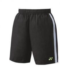 Spodnie badminton męskie Yonex All Tennis Tournament 2024. Czarne spodnie materiałowe męskie YONEX, bez wzorów, z materiału, sportowe. Za 355.00 zł.