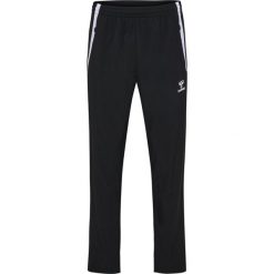 Spodnie dresowe Hummel Lead 2.0. Czarne spodnie dresowe męskie HUMMEL, bez wzorów, z dresówki. W wyprzedaży za 191.50 zł.