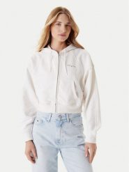 Tommy Jeans Bluza Linear DW0DW21163 Écru Boxy Fit. Bluzy bez kaptura damskie Tommy Jeans, xl, z bawełny. Za 329.99 zł.