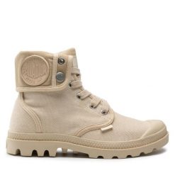 Trapery Palladium. Brązowe trapery damskie Palladium, bez obcasa. Za 269.99 zł.