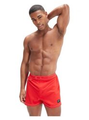 Speedo Szorty kąpielowe w kolorze czerwonym rozmiar: L. Czerwone szorty sportowe męskie Speedo, l, z materiału, outdoorowe. Za 92.42 zł.