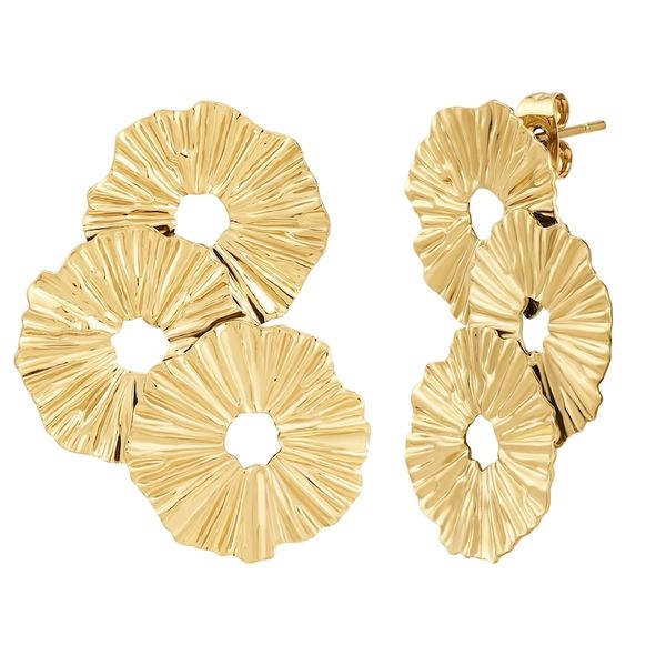 EASTSIDE Kolczyki Stal nierdzewna Żółte złoto 1 ct Damski. Żółte kolczyki damskie Eastside, pozłacane. Za 169.99 zł.