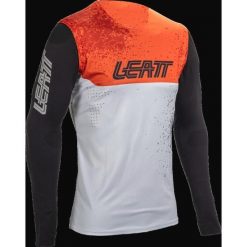 Bluza rowerowa Leatt Jersey MTB Gravity 5.0. Białe bluzy bez kaptura męskie LEATT, bez wzorów, z jersey, sportowe, bez kołnierzyka, bez ramiączek. Za 402.99 zł.