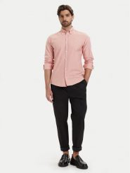 BOSS Koszula H-Roan 50555920 Różowy Slim Fit. Czerwone koszule męskie Boss, m, bez wzorów, z bawełny, bez kołnierzyka, bez ramiączek. Za 549.99 zł.