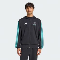 Bluza Z Kapturem Mercedes - Amg Petronas Formula 1 Team Dna Full Zip. Czarne bluzy z kapturem męskie Adidas. Za 299.00 zł.