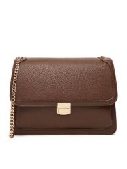 JENNY Torebka C-JEN-L-010-08 Brązowy. Brązowe torebki klasyczne damskie Jenny, bez wzorów, z materiału, bez dodatków. Za 149.99 zł.