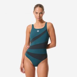 Strój jednoczęściowy pływacki damski Arena Shapewear Isabella. Czarne stroje jednoczęściowe damskie Arena, bez wzorów. Za 319.99 zł.